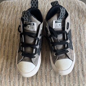 Converse Kids' Black and Gray Sneakers